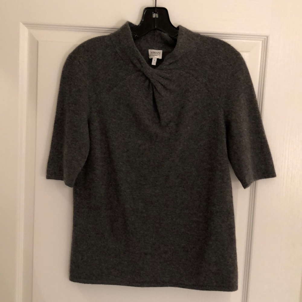 Armani Collezioni Gray Sweater EUC